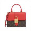 Louis Vuitton Brown Coquelicots Coated Canvas Leather Handbag