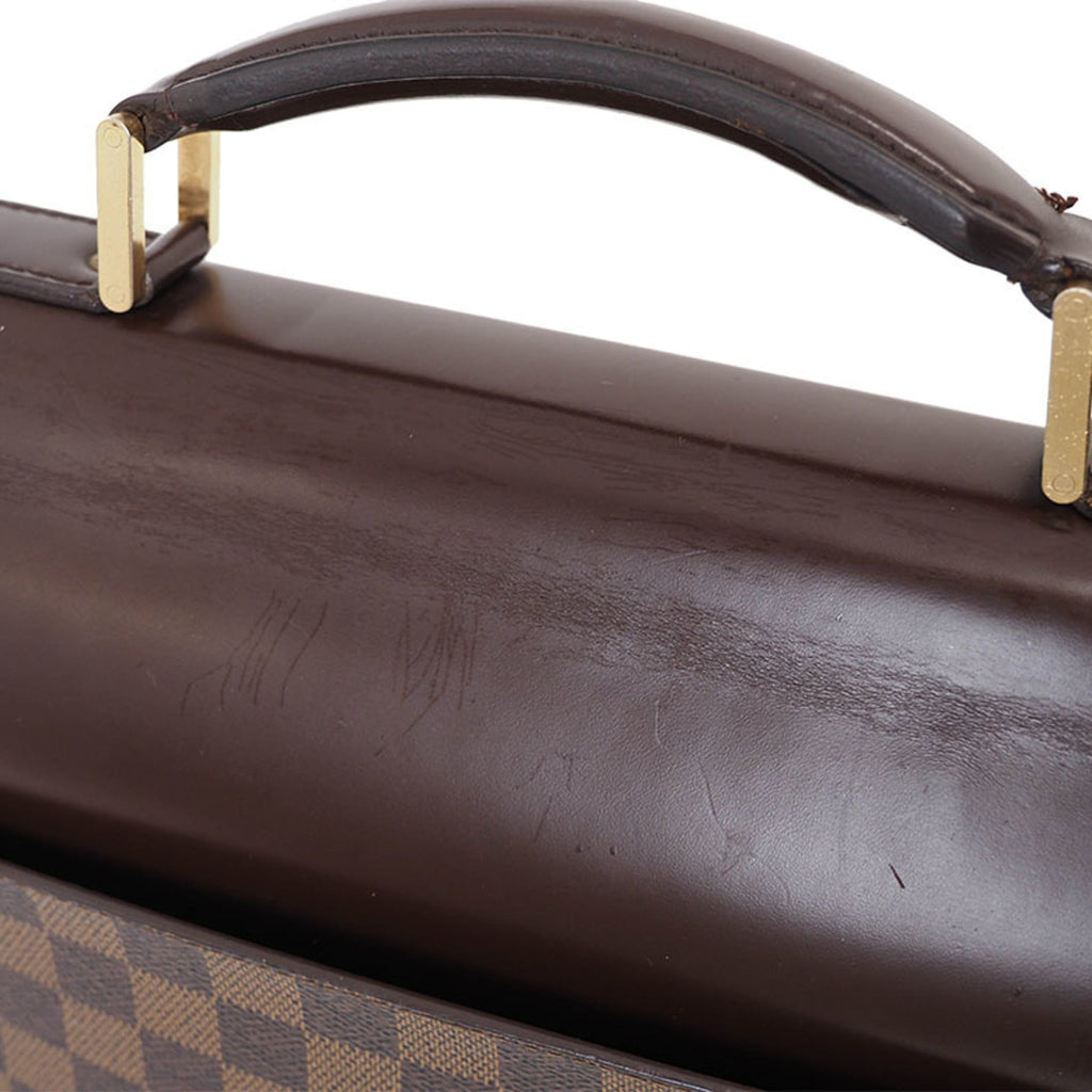 Louis Vuitton Damier Damier Canvas Ebene Handbag