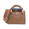 Gucci Brown Leather Handbag (Pre-Owned)