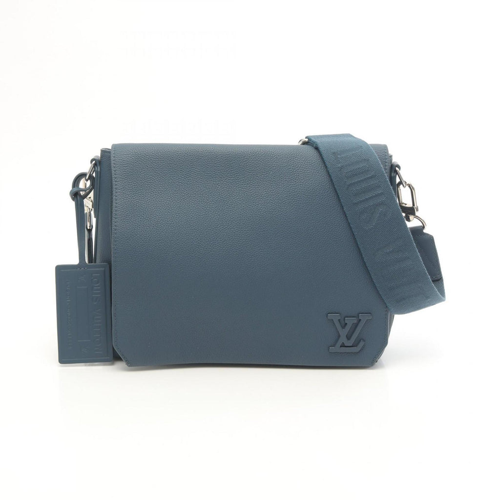 Louis Vuitton Green Leather Shoulder Bag