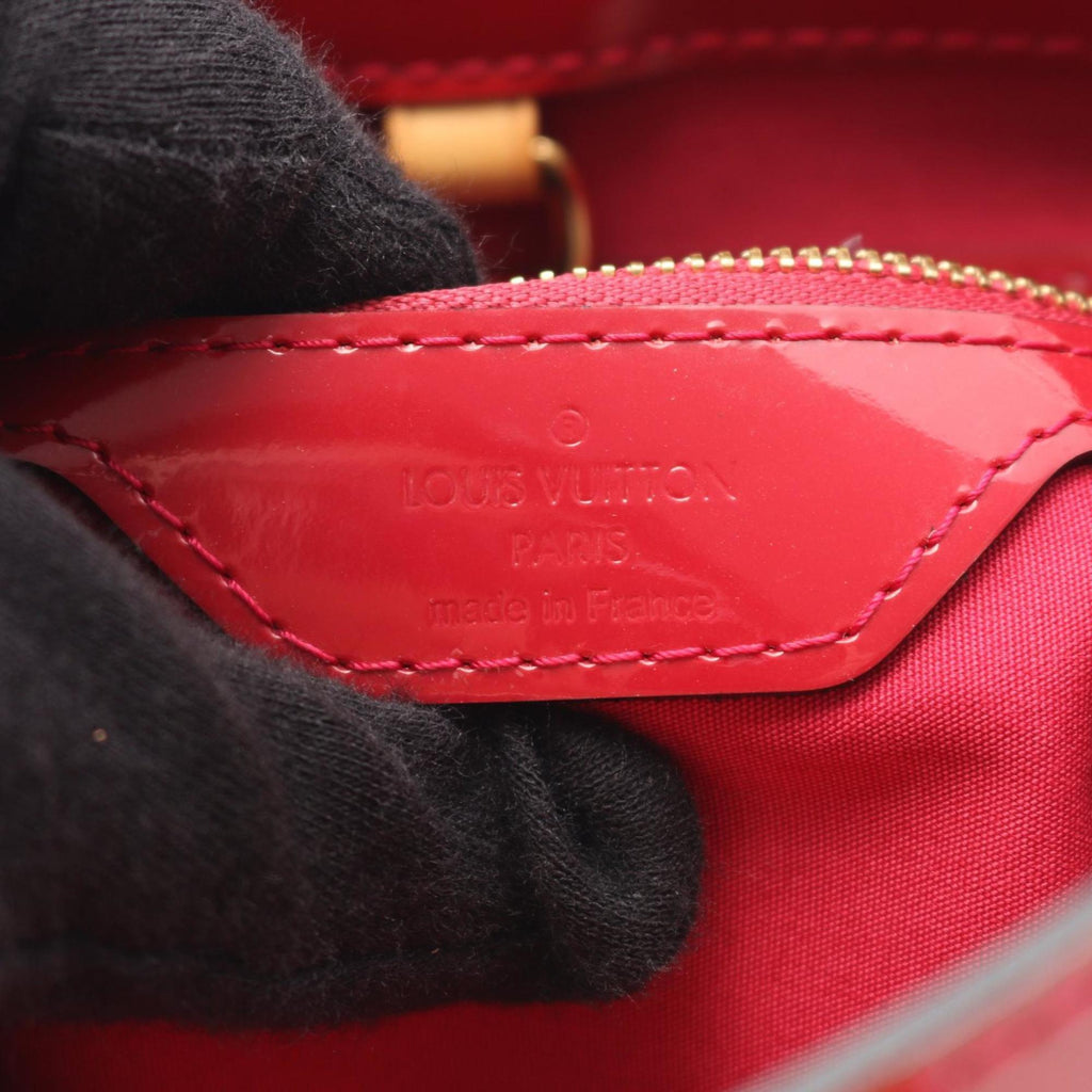 Louis Vuitton Indian Rose Red Color Vernis Handbag