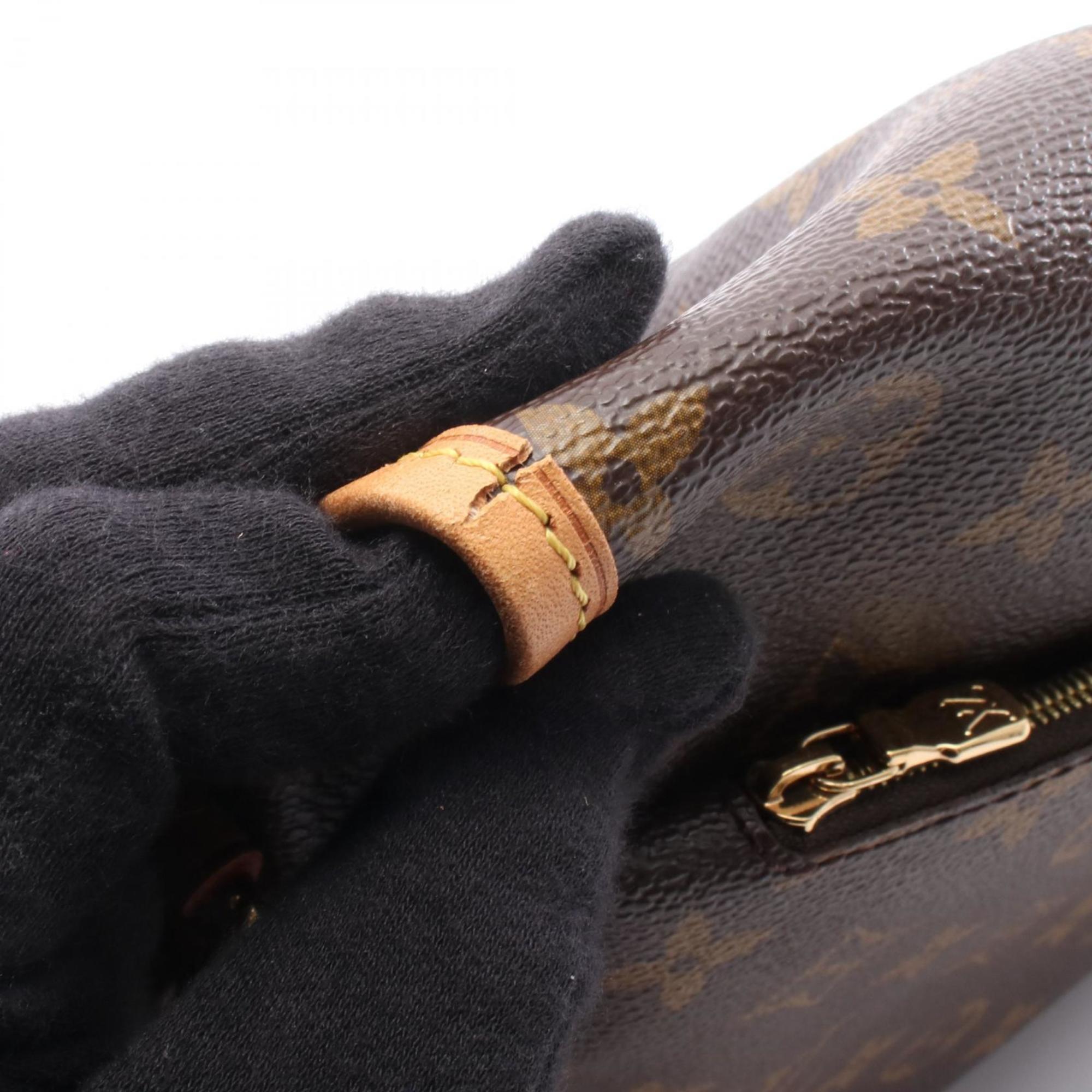 Louis Vuitton Brown Monogram Coated Canvas Leather Handbag Shoulder Bag