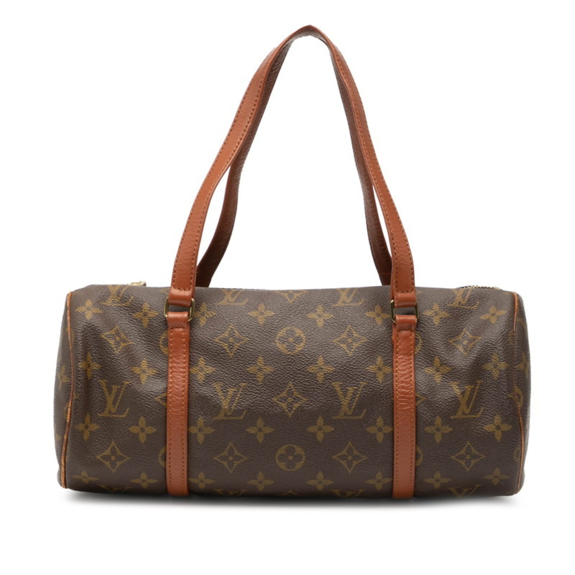Louis Vuitton Brown Pvc Leather Pouch Shoulder Bag
