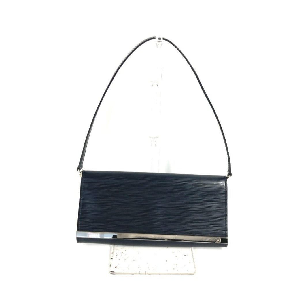 Louis Vuitton Black Epi Leather Clutch Bag Shoulder Bag