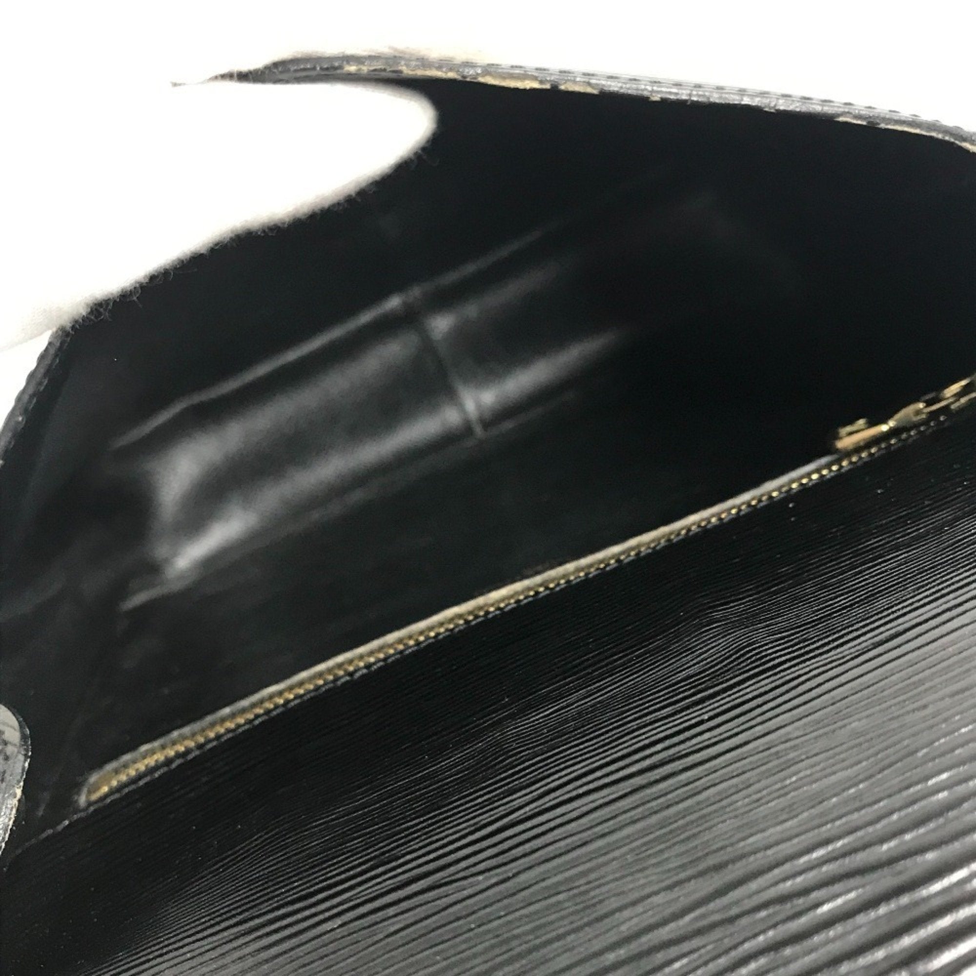 Louis Vuitton Black Noir Epi Leather Shoulder Bag