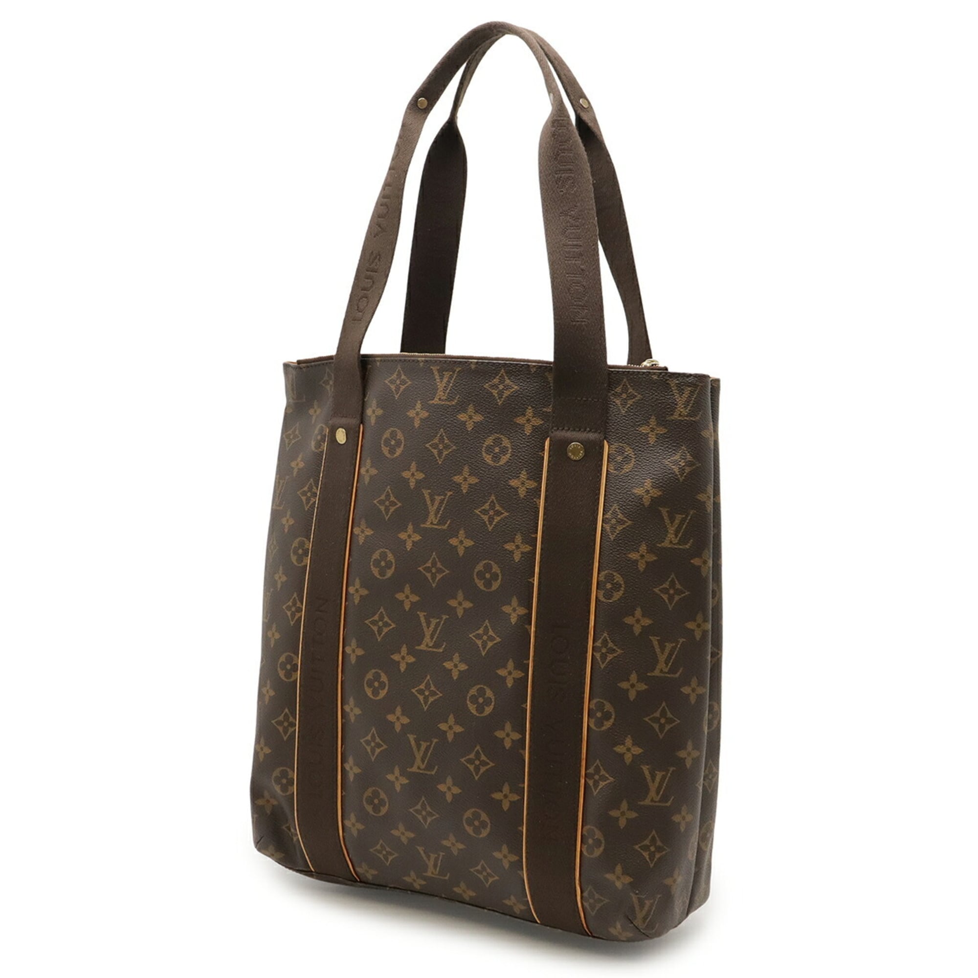 Louis Vuitton Brown Canvas Shoulder Bag Tote Bag