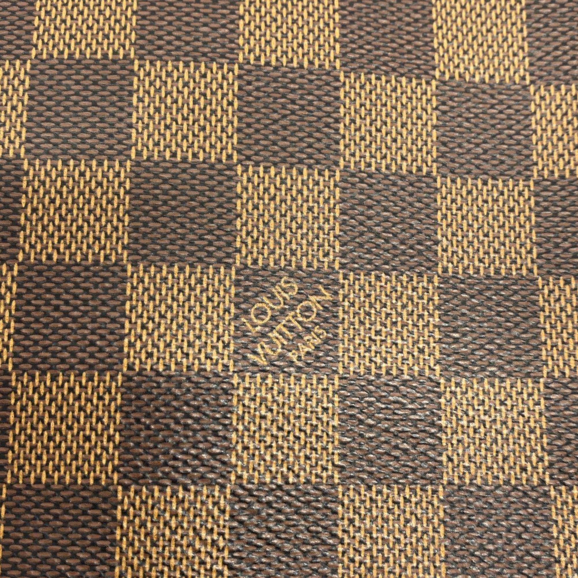 Louis Vuitton Brown Coated Canvas Shoulder Bag