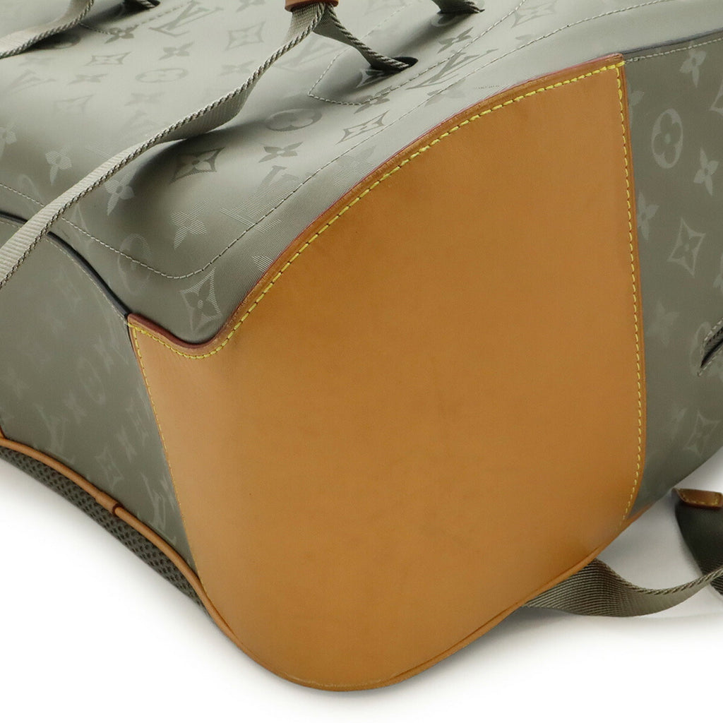 Louis Vuitton Gray Canvas Backpack