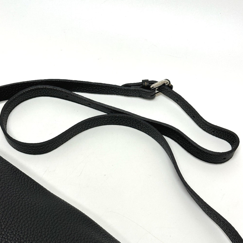 Fendi Black Leather Shoulder Bag