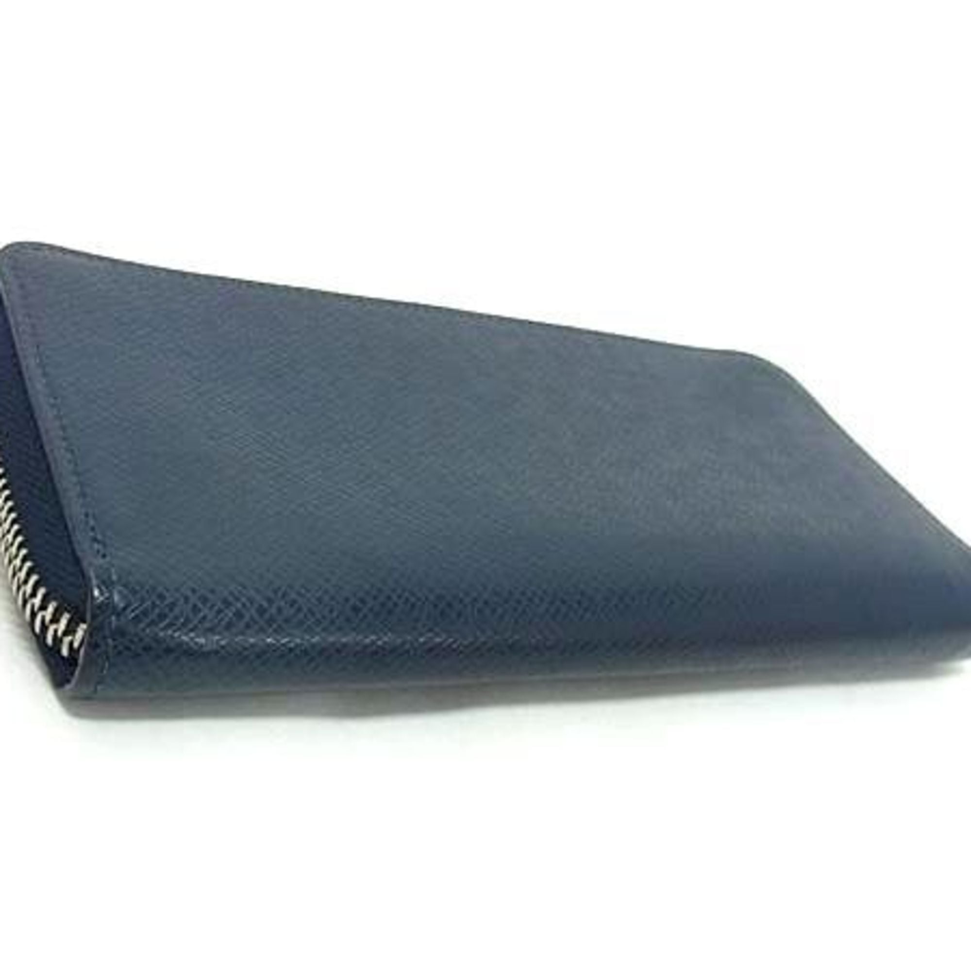 Louis Vuitton Taiga Blue Taiga Leather Long Wallet