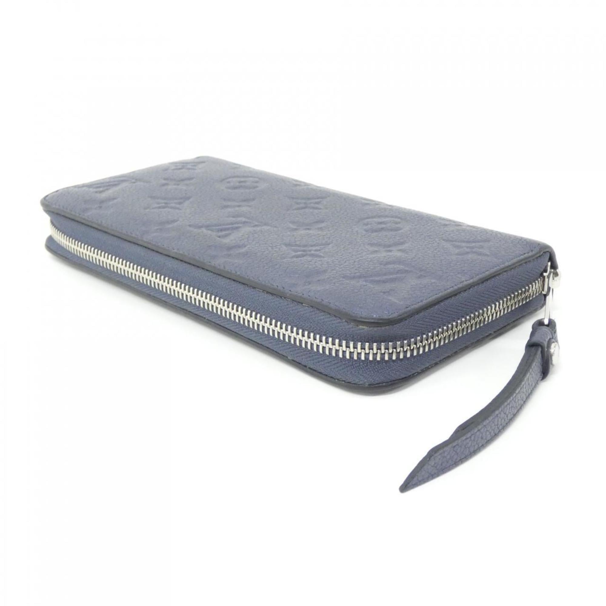 Louis Vuitton Navy Leather Long Wallet