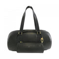 Louis Vuitton Black Leather Handbag
