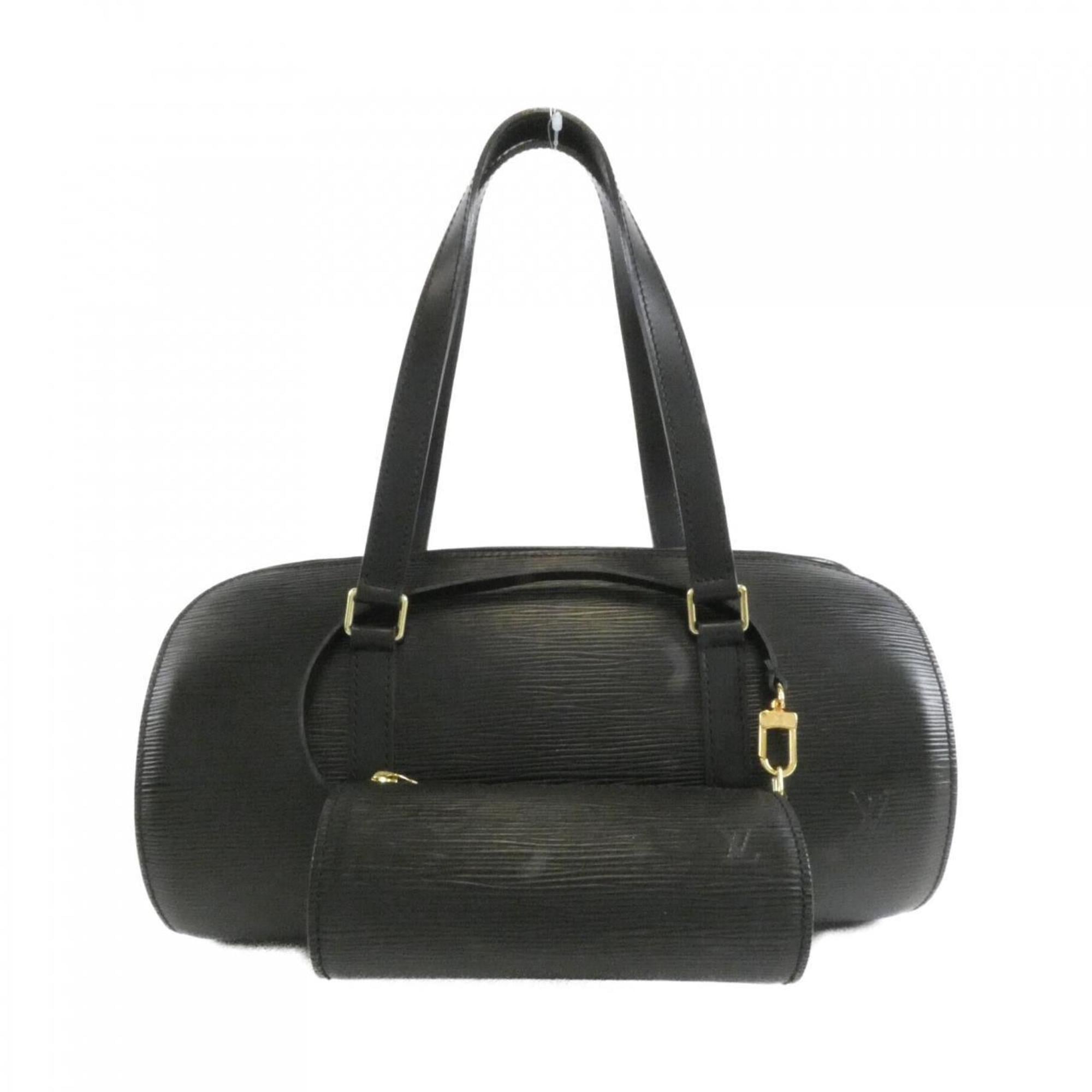 Louis Vuitton Black Leather Handbag