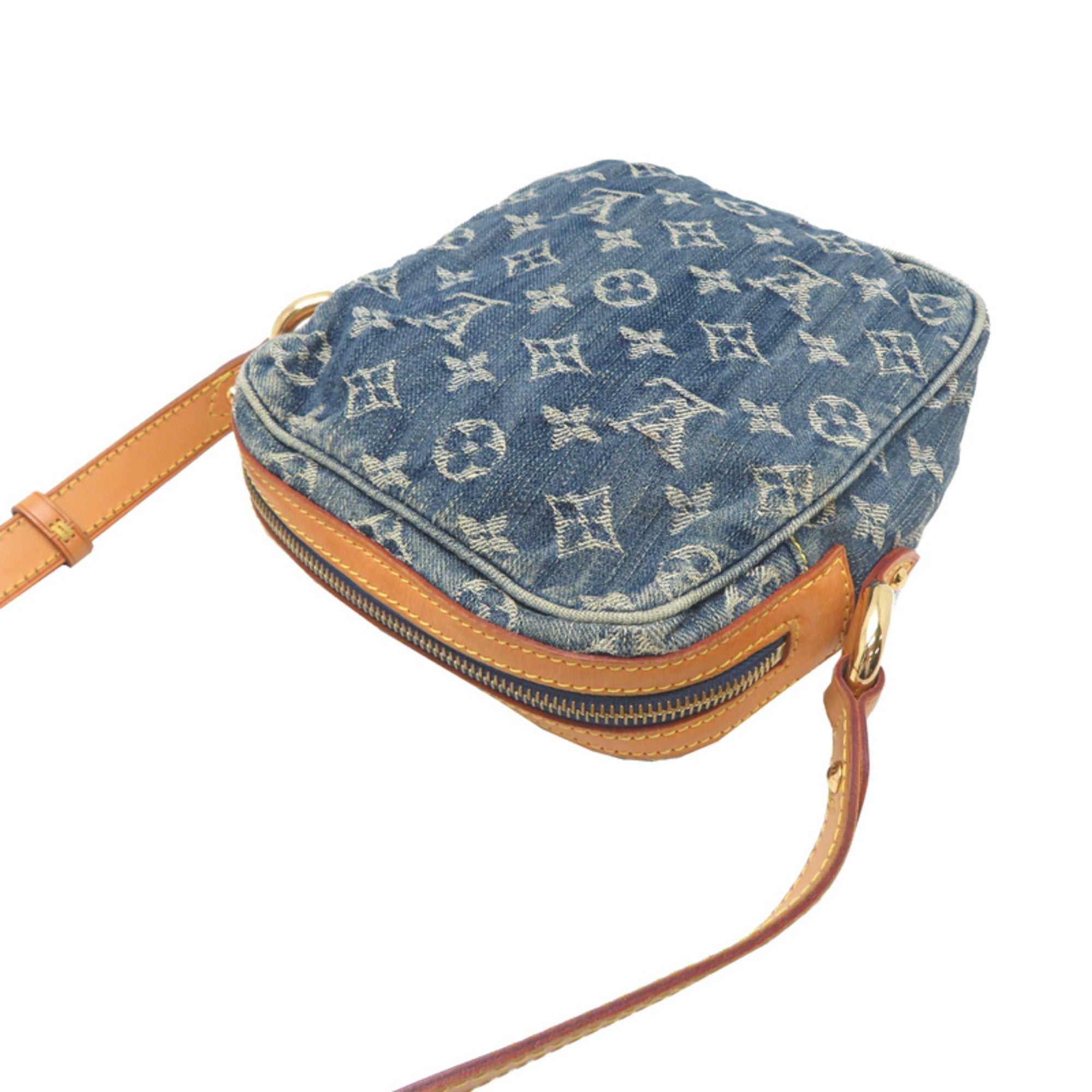 Louis Vuitton Blue Monogram Denim Shoulder Bag