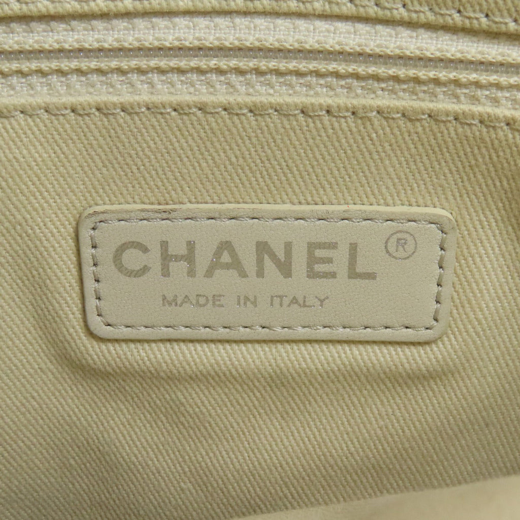 Chanel Black Leather Tote Bag