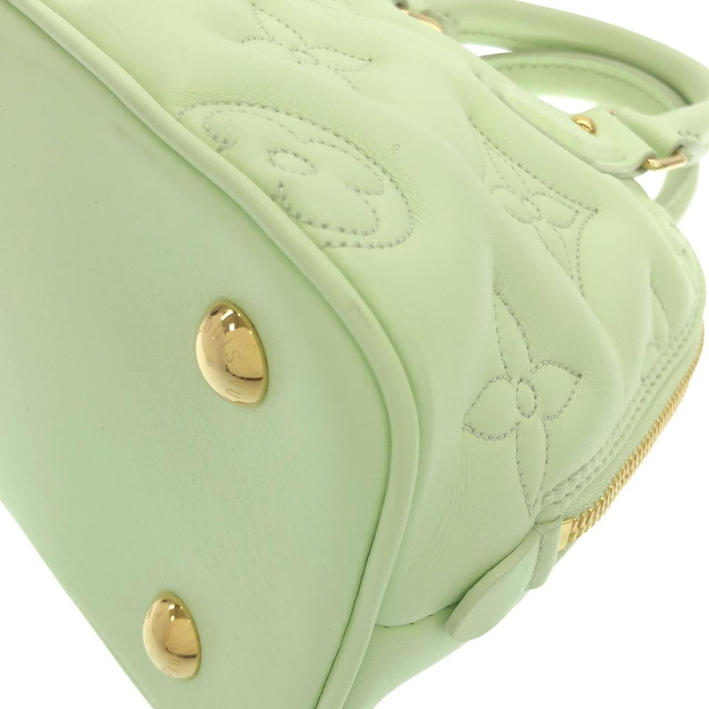 Louis Vuitton Light Green Vert Leather Handbag