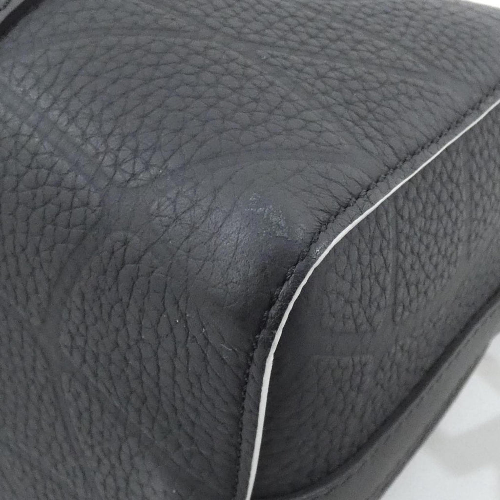 Louis Vuitton Black Leather Shoulder Bag