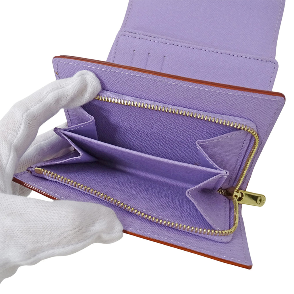 Louis Vuitton Black Multi-Color Noir Purple Violet Monogram Multicolore Wallet