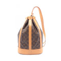 Louis Vuitton Brown Monogram Coated Canvas Leather Handbag Shoulder Bag