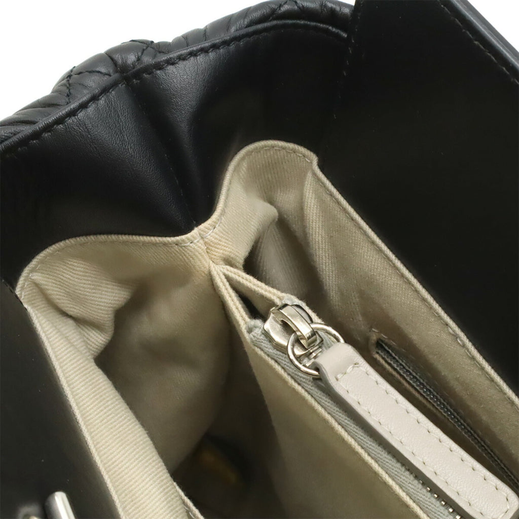 Chanel Matelasse Black Leather Shoulder Bag Tote Bag