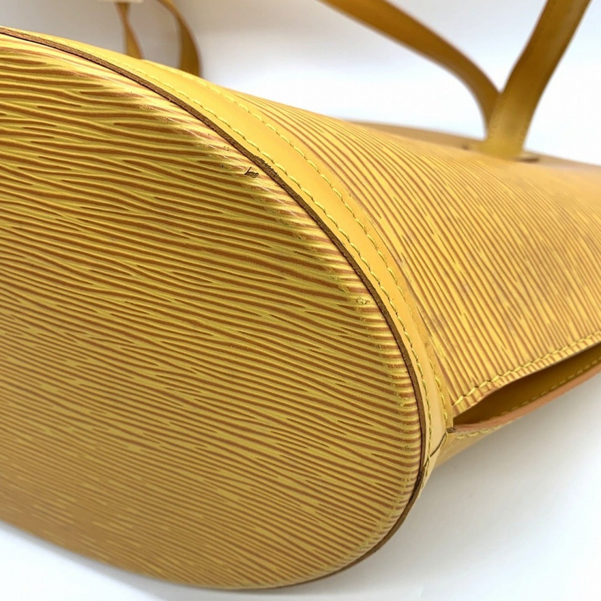 Louis Vuitton Epi Yellow Epi Leather Shoulder Bag