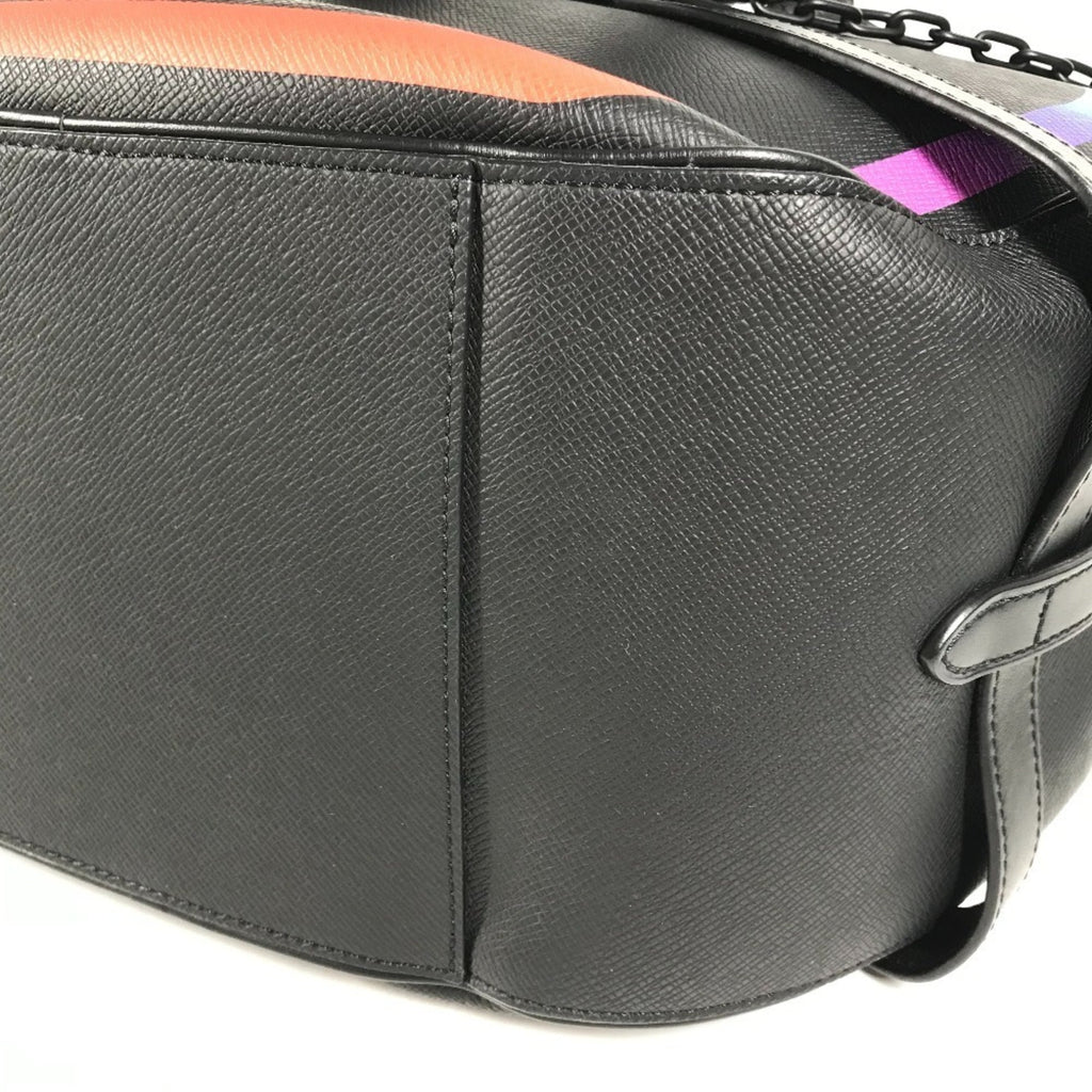 Louis Vuitton Taiga Ardoise Black Taiga Leather Pochette Shoulder Bag