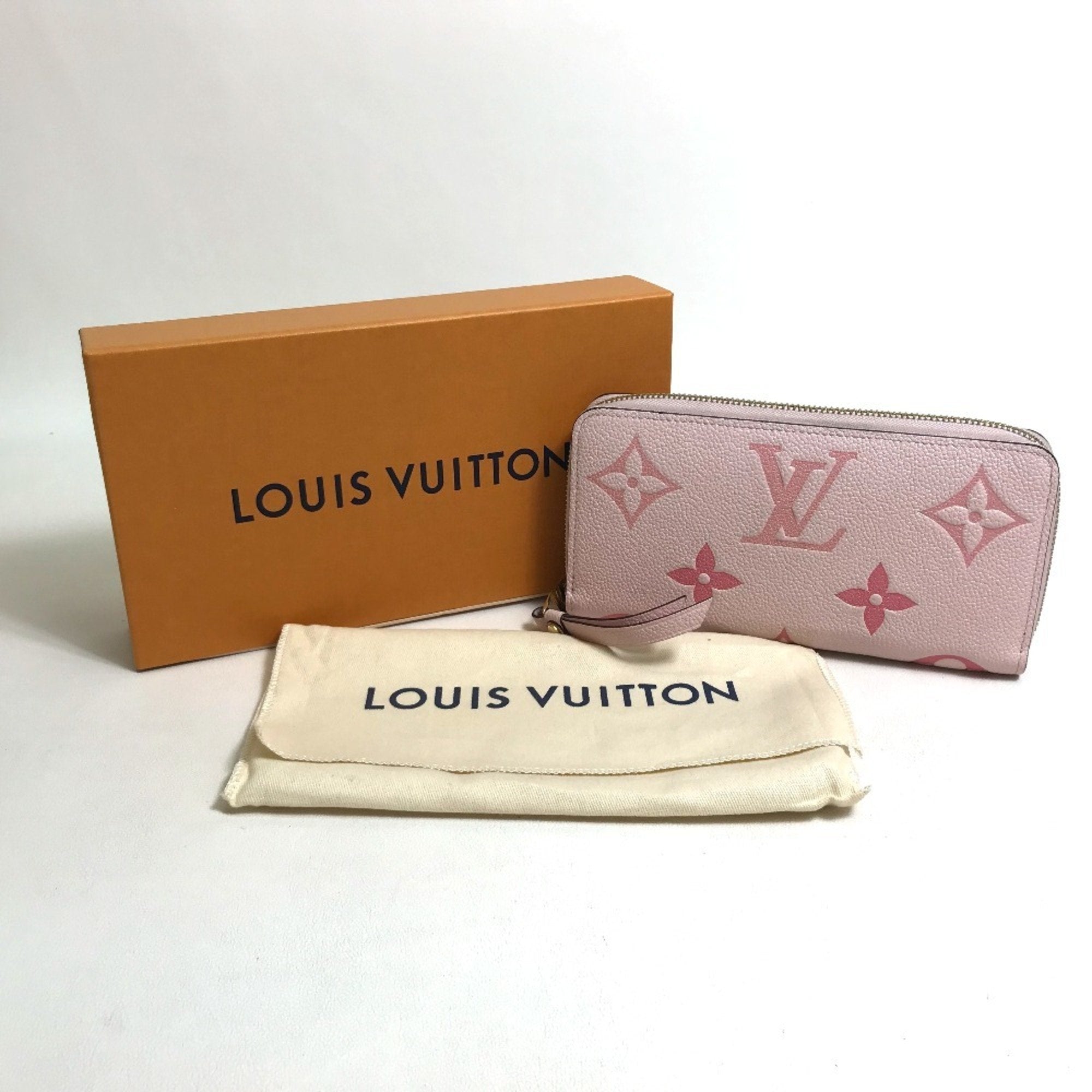 Louis Vuitton Monogram Empreinte Pink Monogram Empreinte Long Wallet