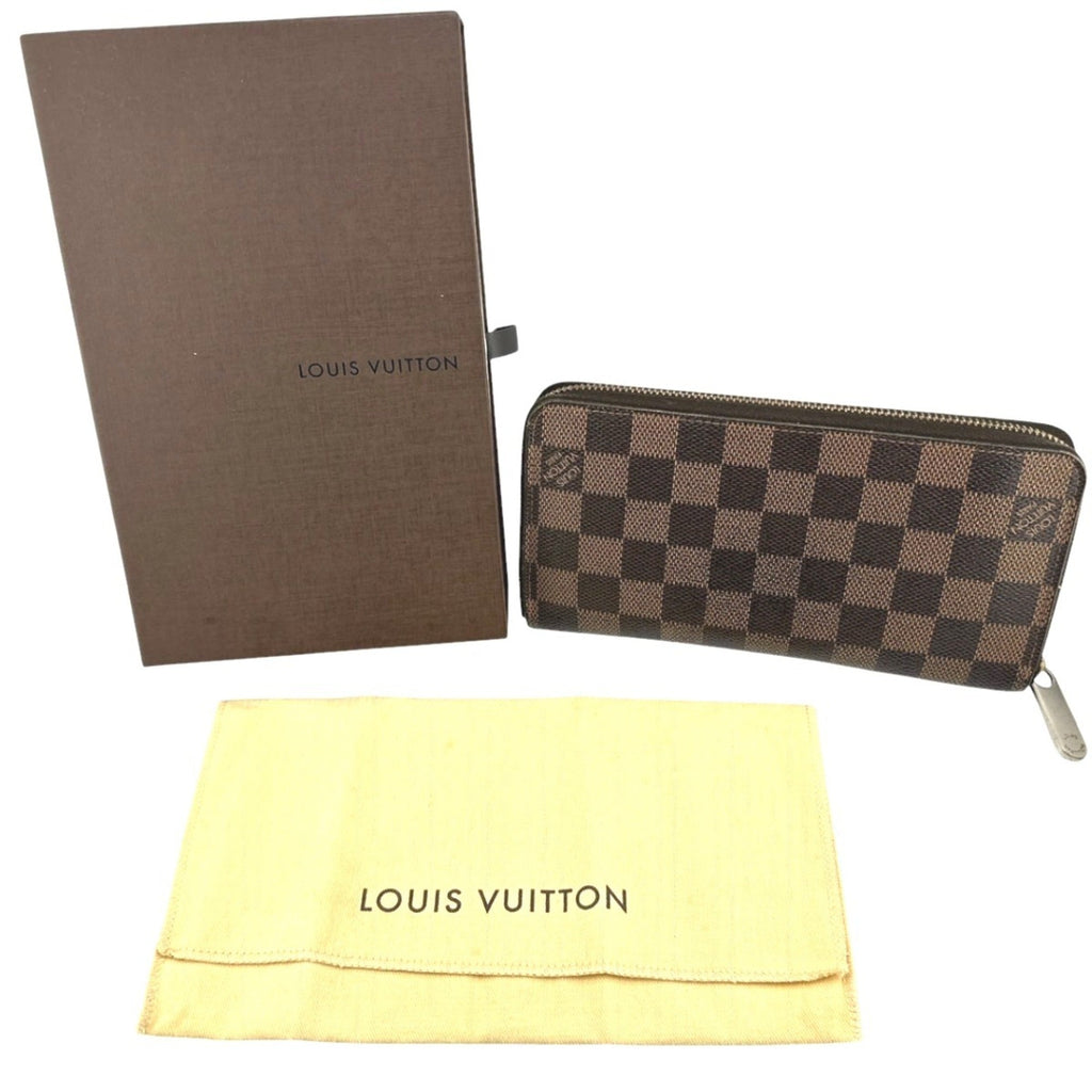 Louis Vuitton Brown Ebene Damier Canvas Long Wallet