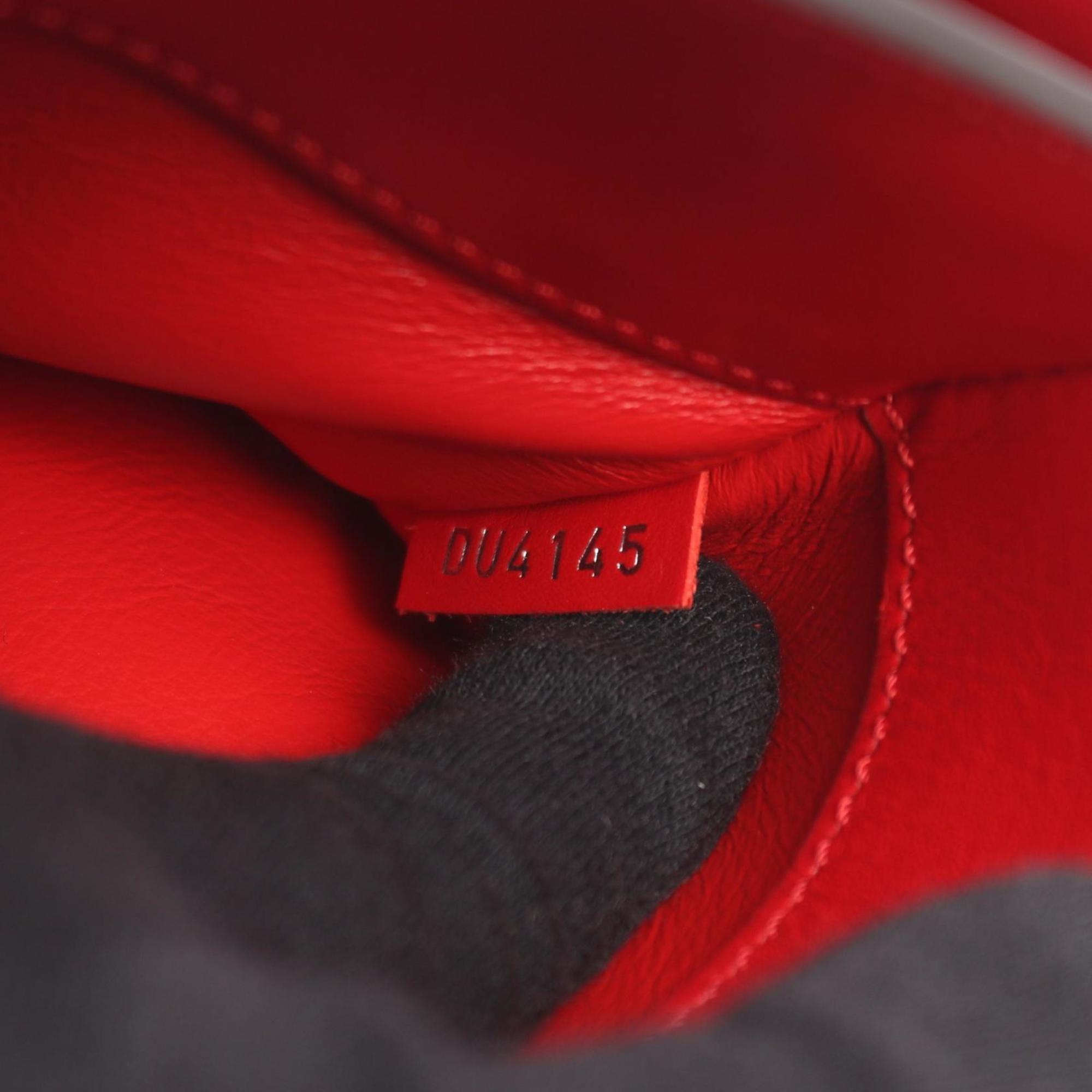 Louis Vuitton Red Color Leather Handbag