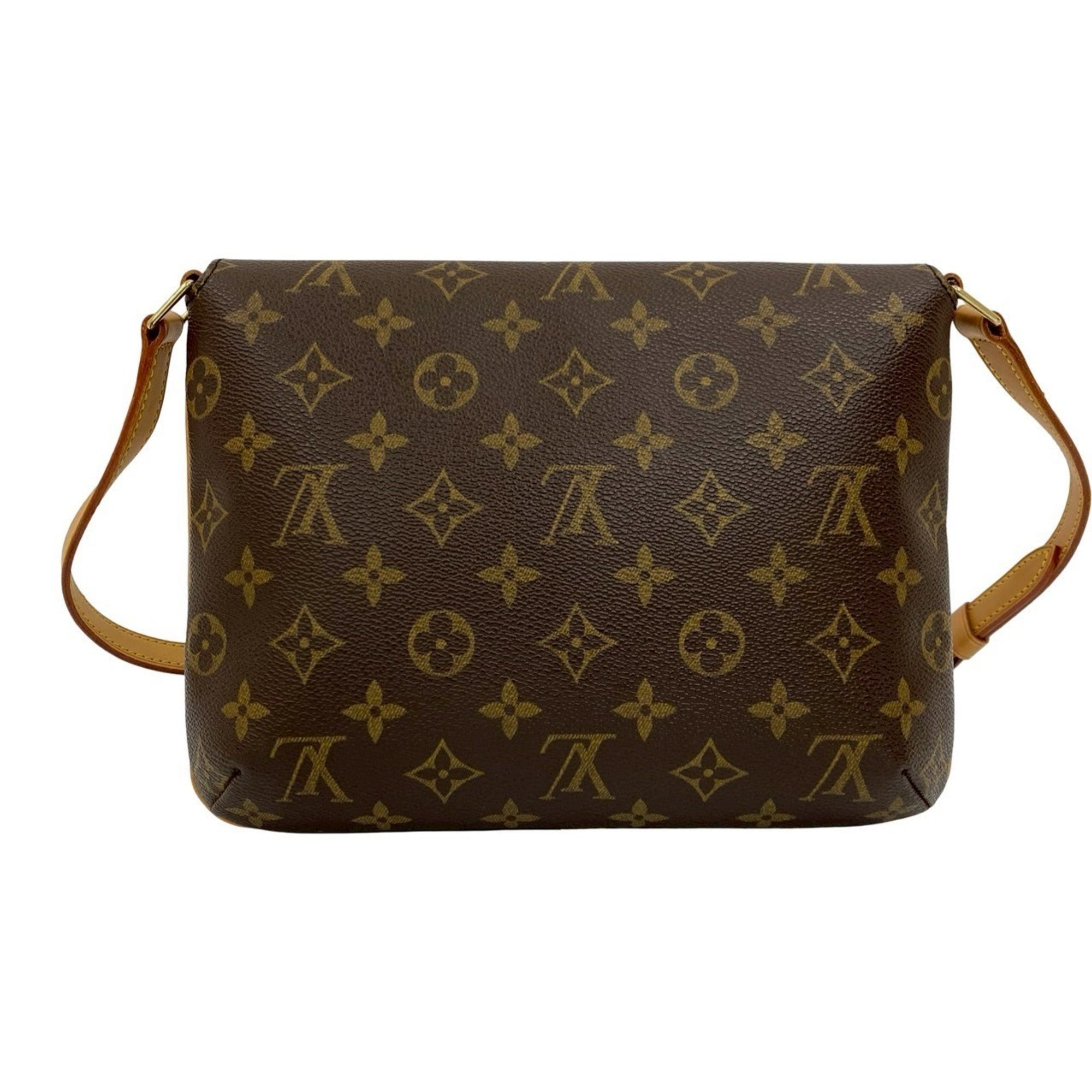 Louis Vuitton Brown Leather Pvc Shoulder Bag