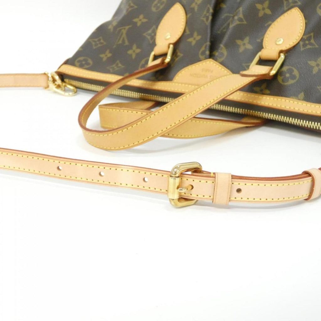 Louis Vuitton Brown Coated Canvas Handbag Tote Bag
