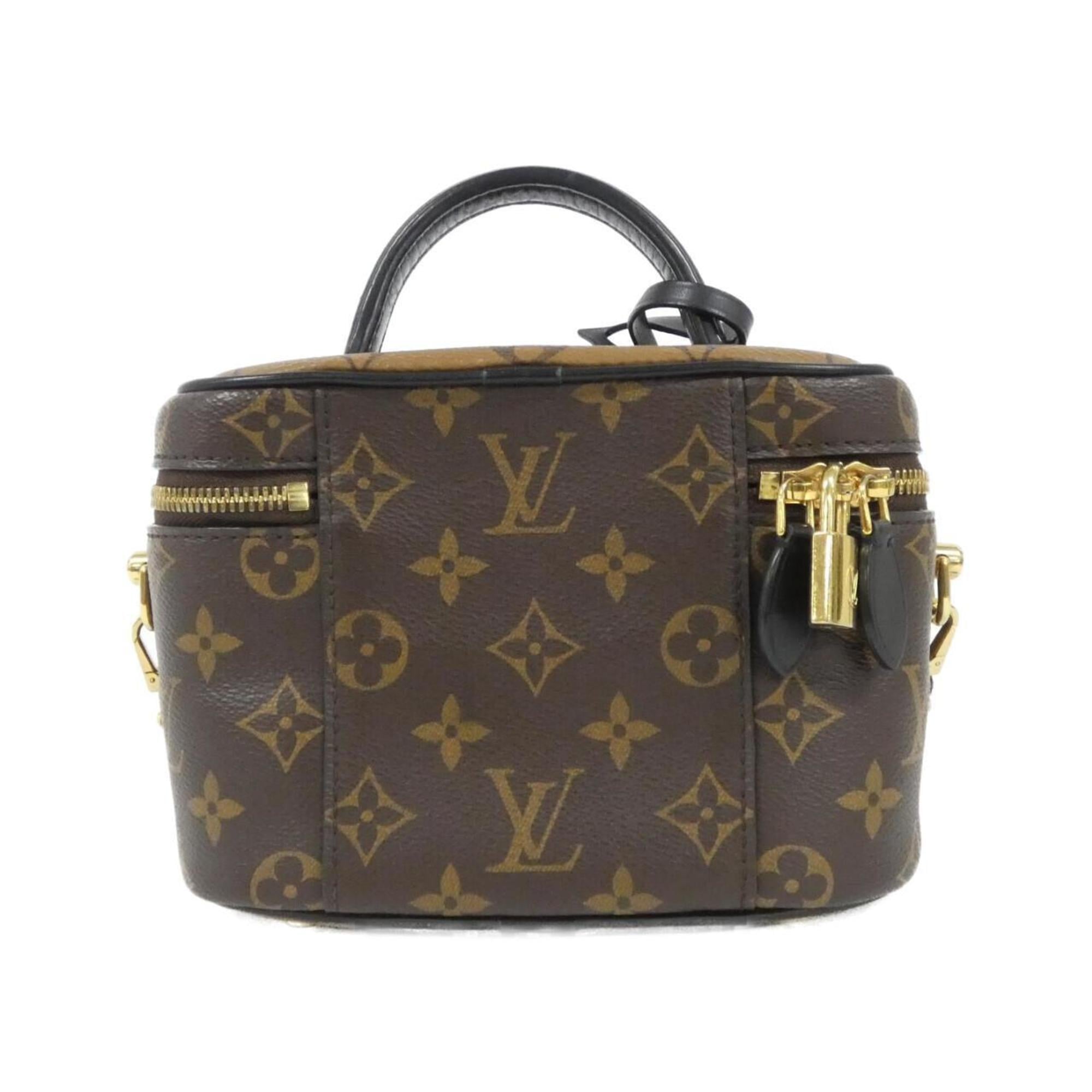 Louis Vuitton Marron Coated Canvas Handbag
