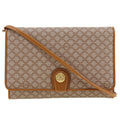 Celine Macadam Beige Pvc Leather Shoulder Bag