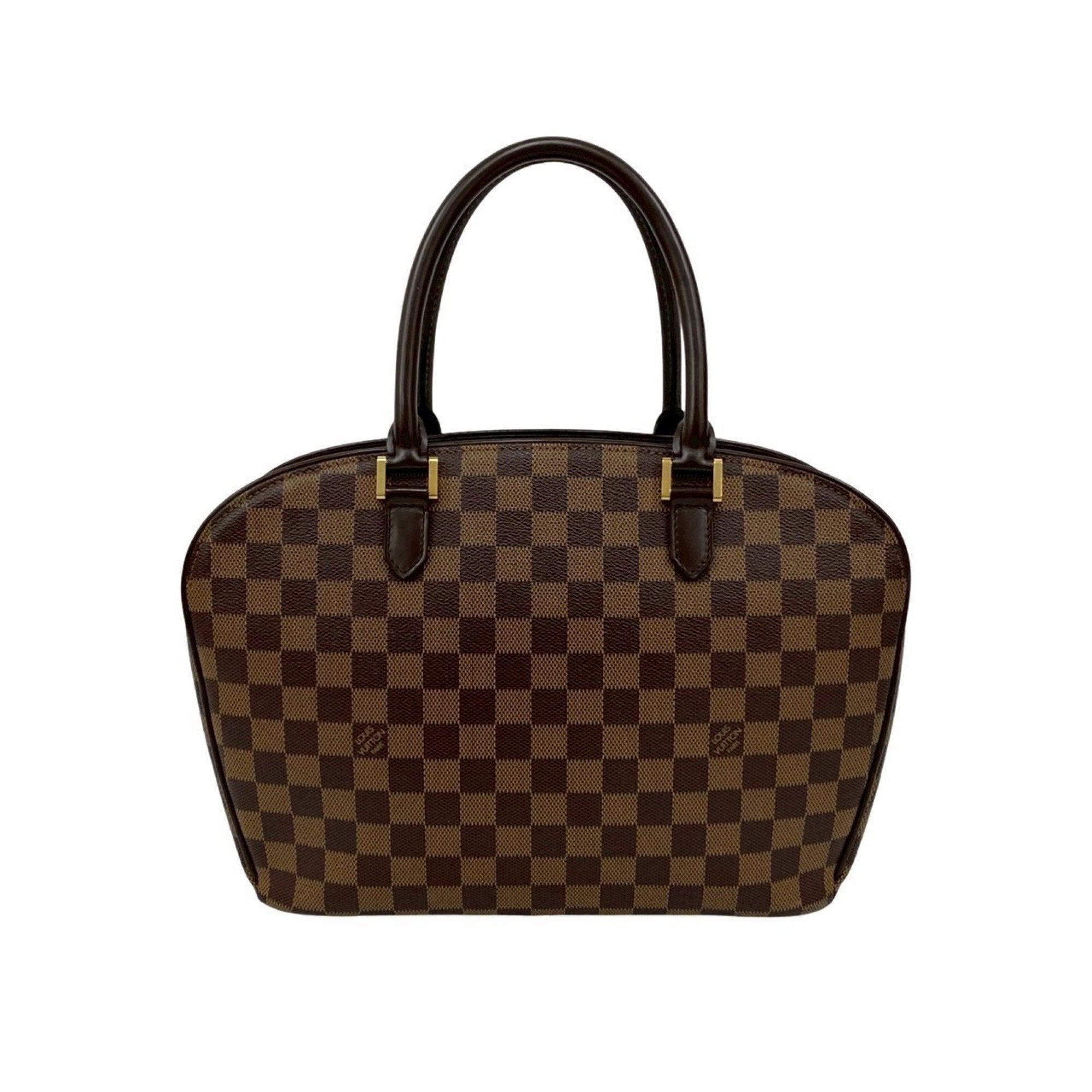 Louis Vuitton Brown Leather Pvc Boston Bag Handbag
