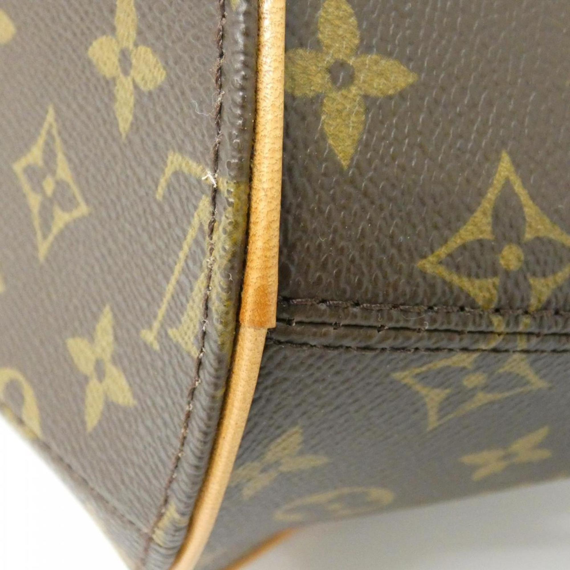 Louis Vuitton Brown Coated Canvas Handbag