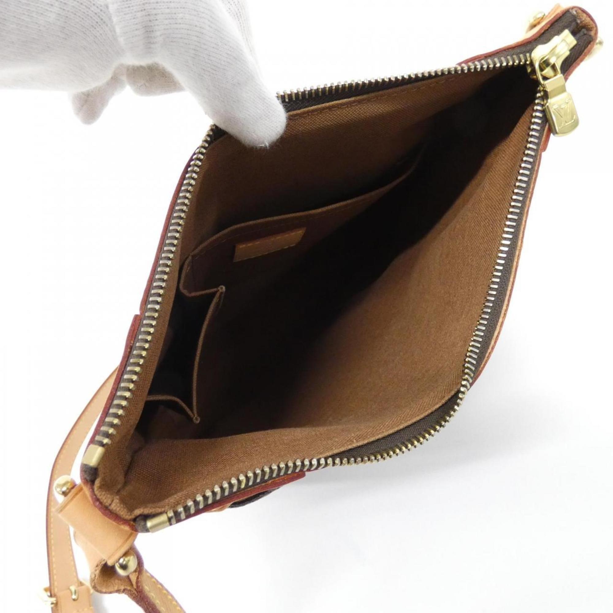 Louis Vuitton Marron Coated Canvas Shoulder Bag