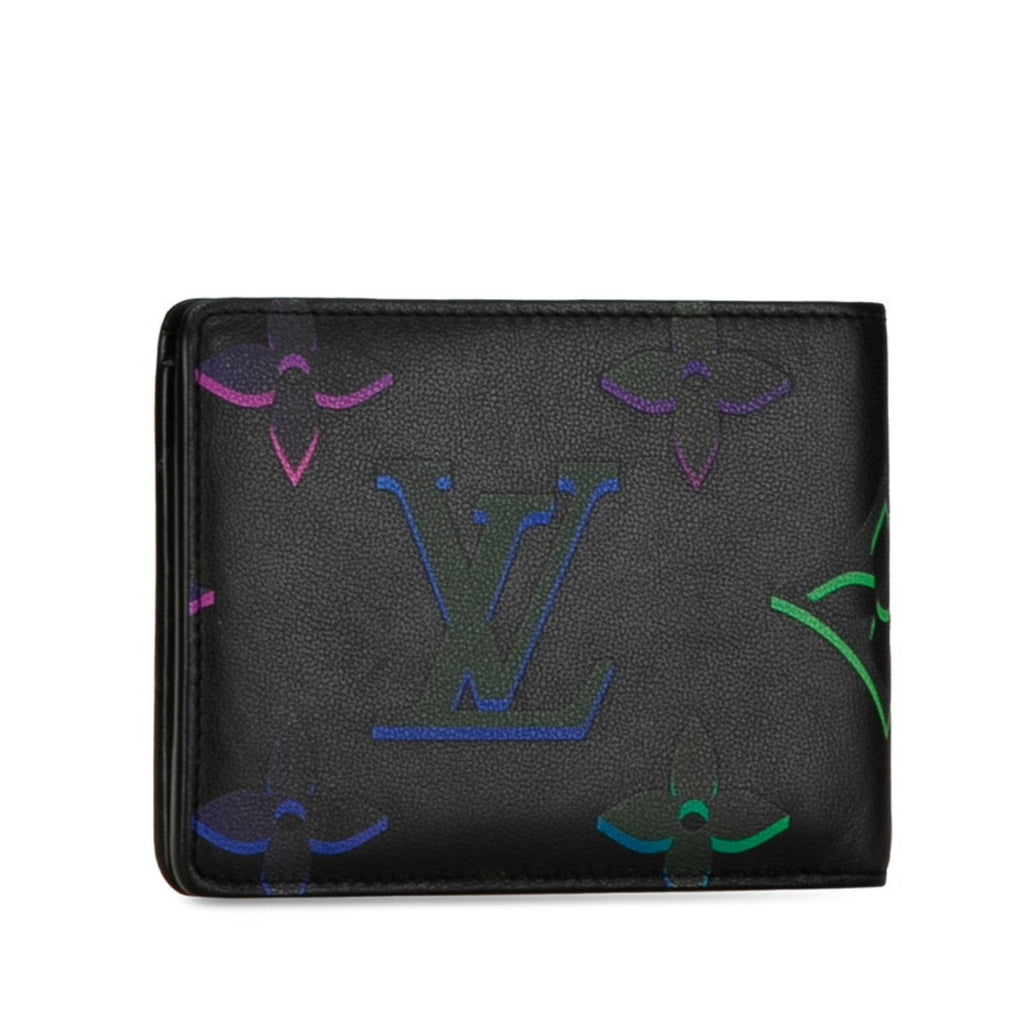 Louis Vuitton Black Noir Leather Bill Wallet