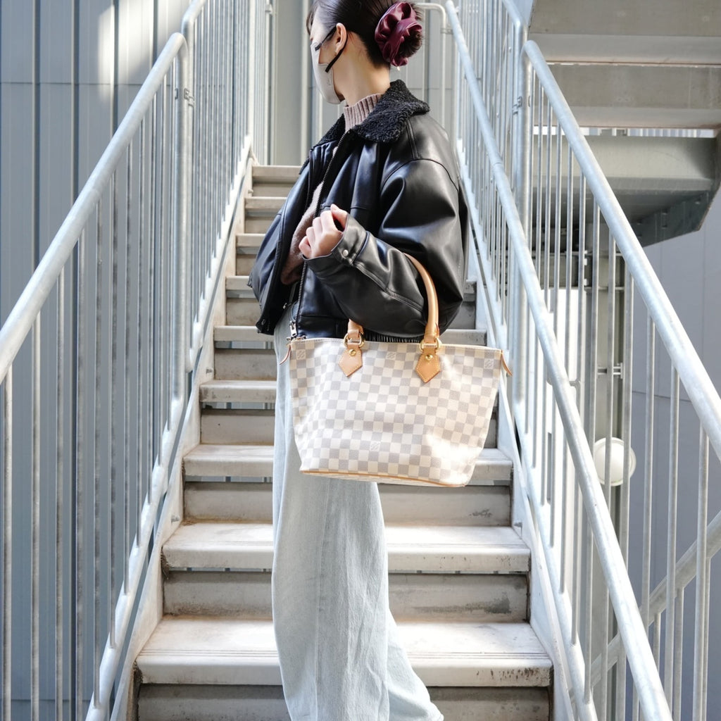 Louis Vuitton Damier Azur White Damier Azur Handbag
