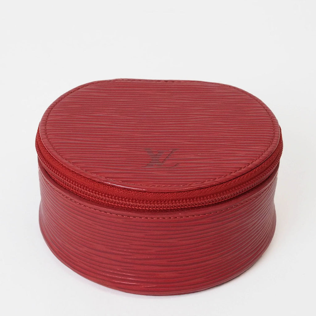 Louis Vuitton Castilian Red Epi Leather Pouch