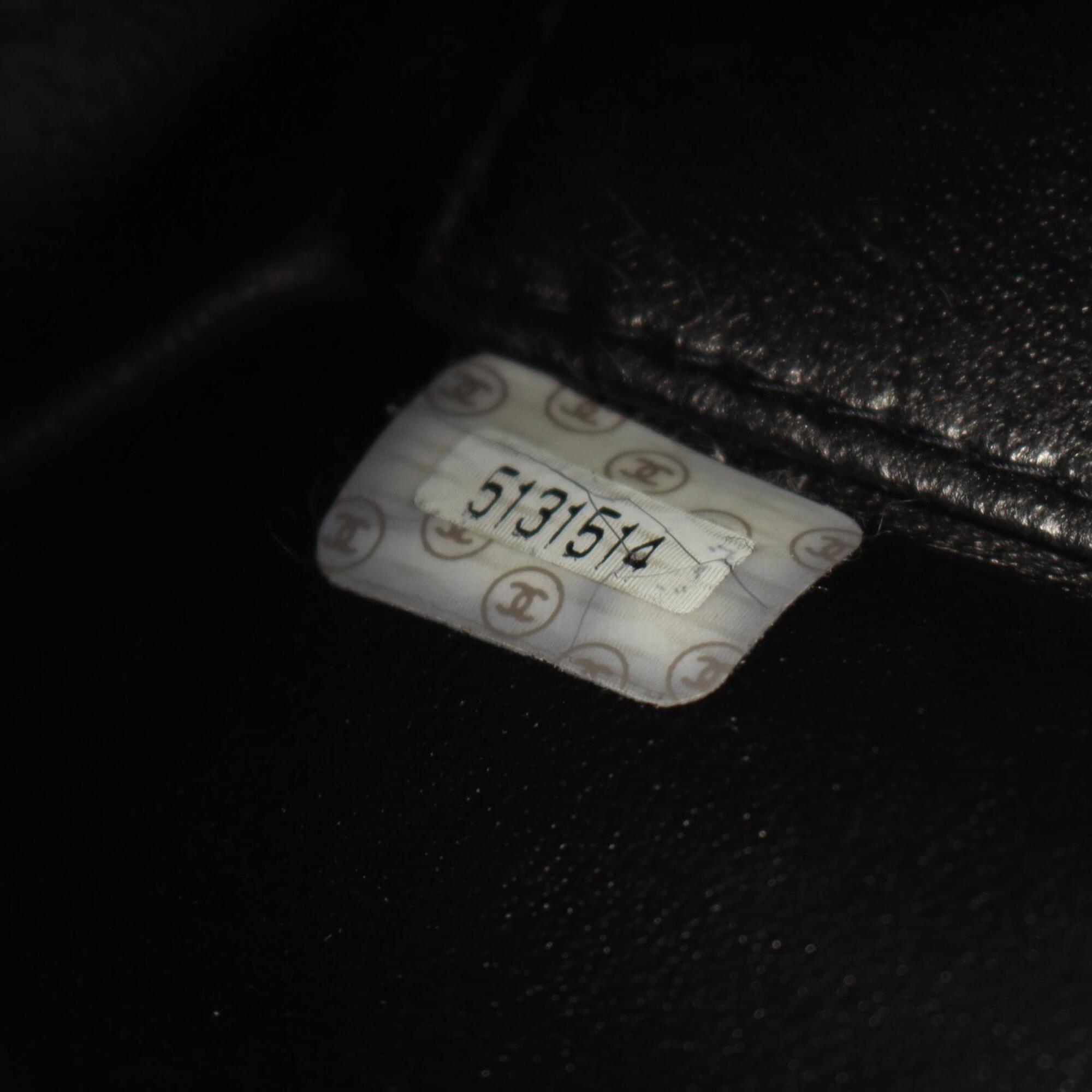Chanel Black Leather Handbag Shoulder Bag