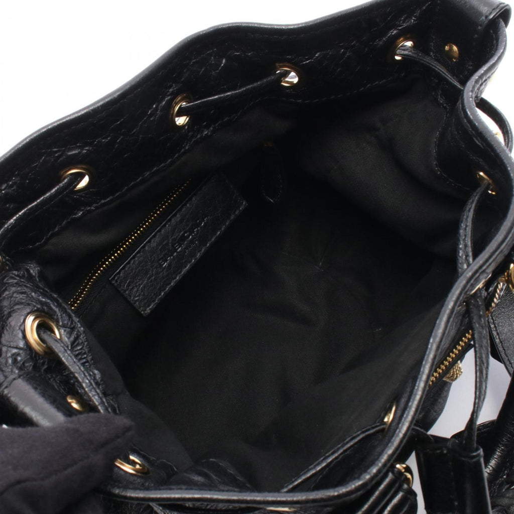 Balenciaga Black Leather Hand