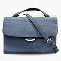Fendi Navy Leather Handbag Shoulder Bag