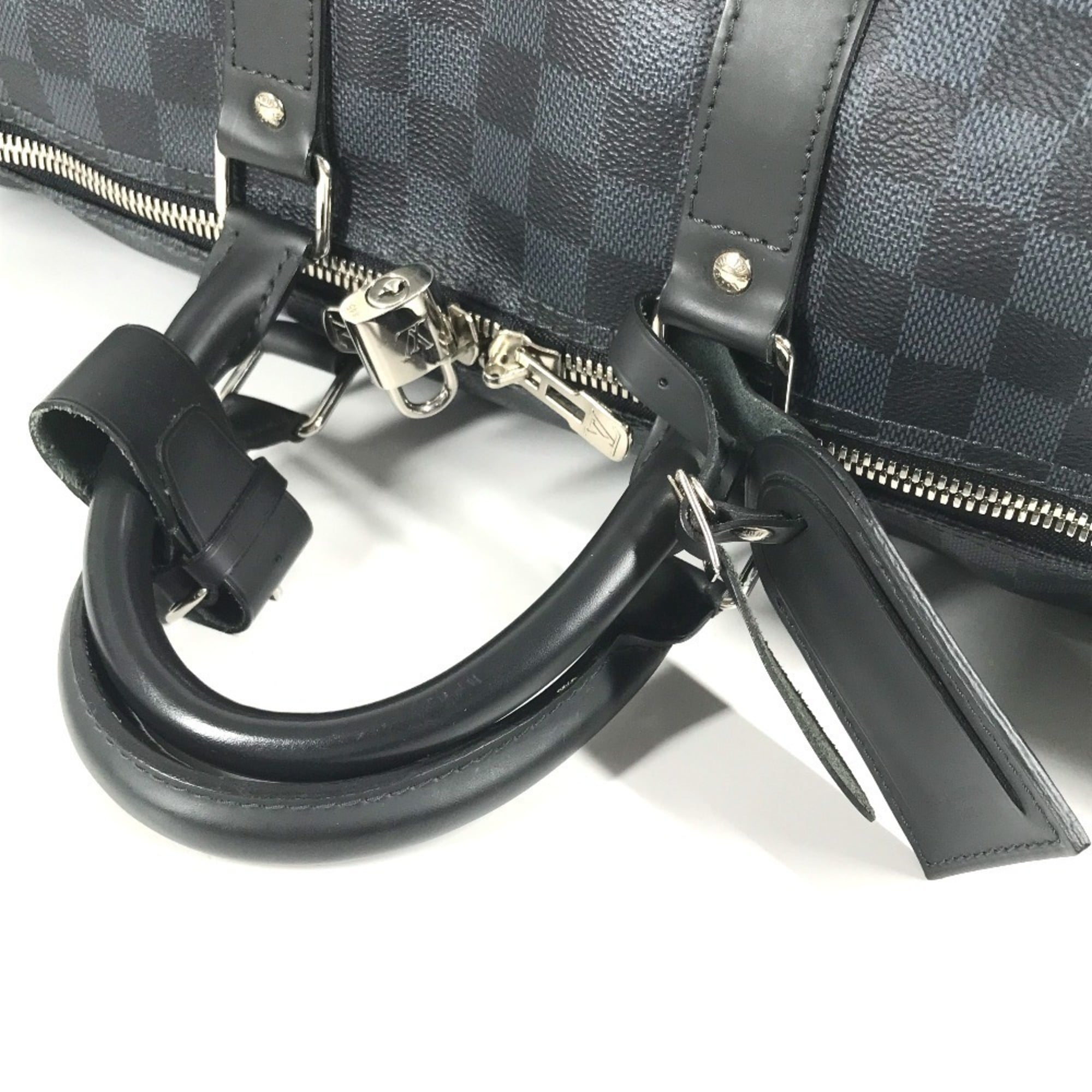 Louis Vuitton Damier Cobalt Navy Canvas Boston Bag Shoulder Bag
