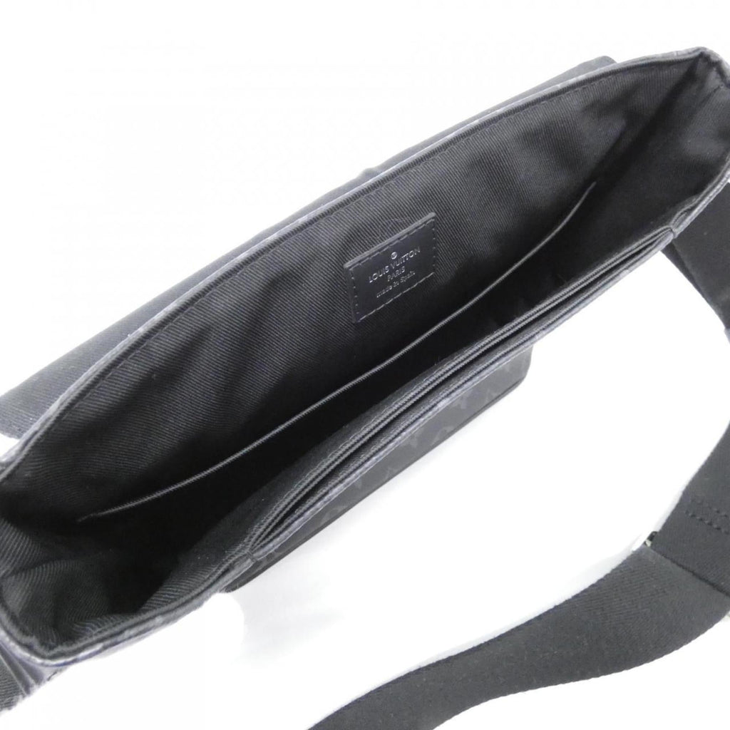 Louis Vuitton Black Coated Canvas Shoulder Bag