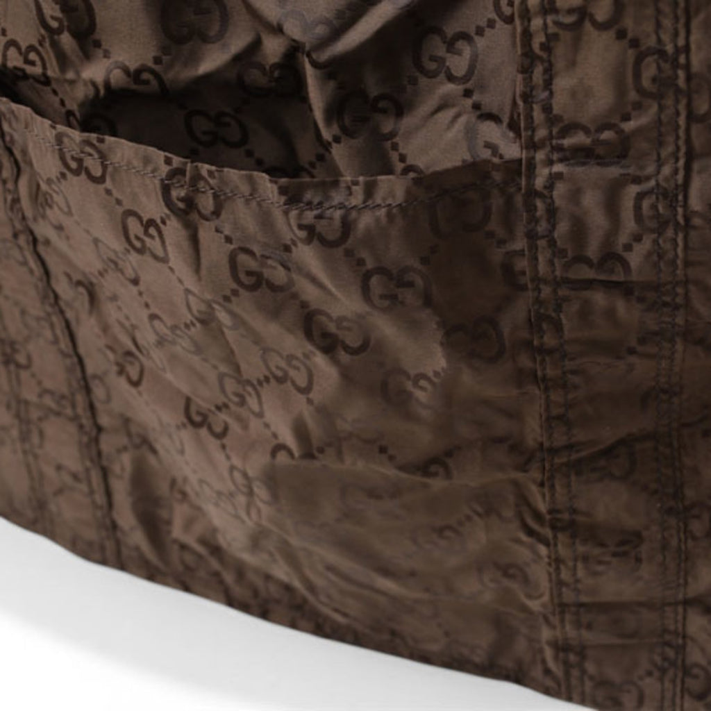 Gucci Brown Nylon Tote Bag (Pre-Owned)