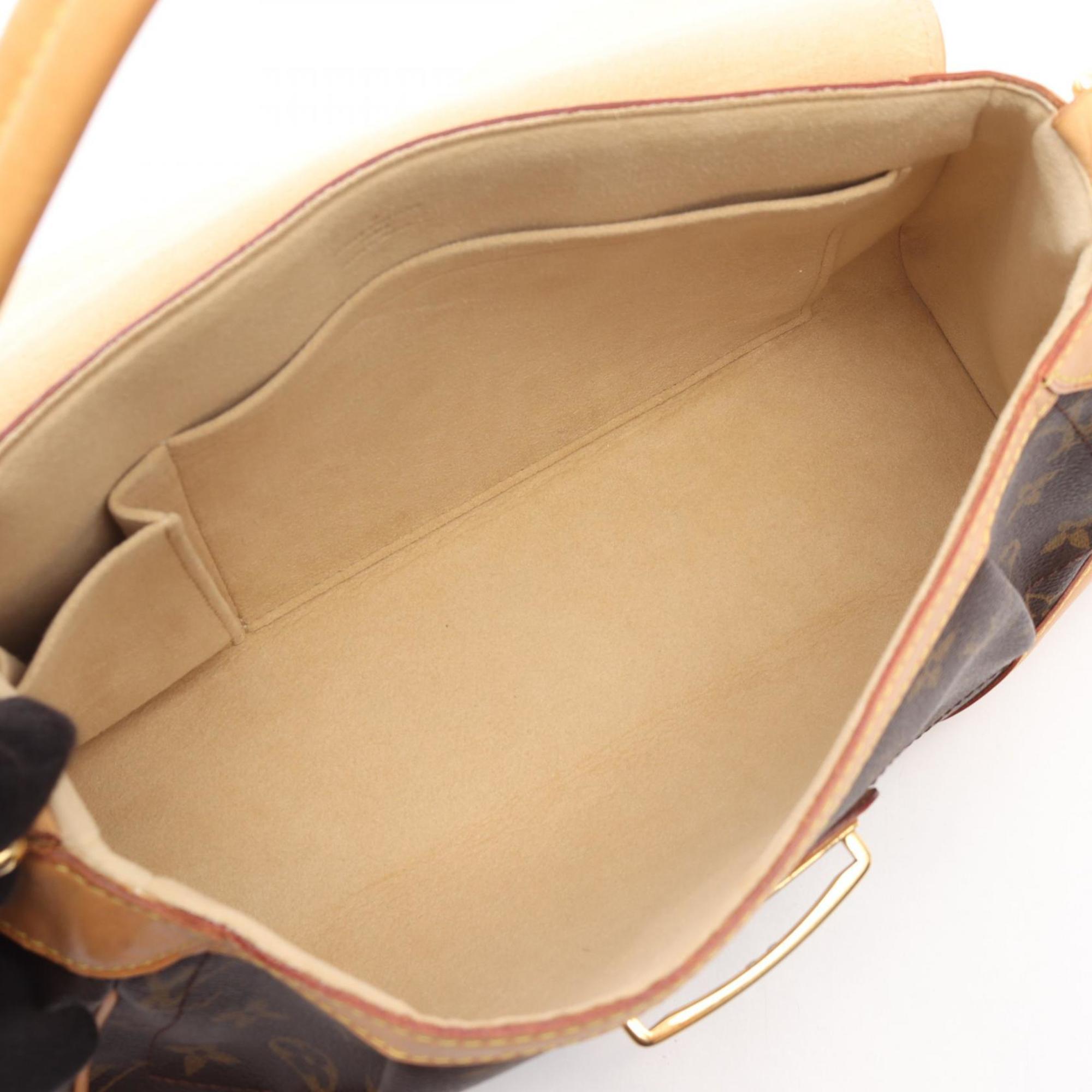 Louis Vuitton Brown Pvc Leather Shoulder Bag