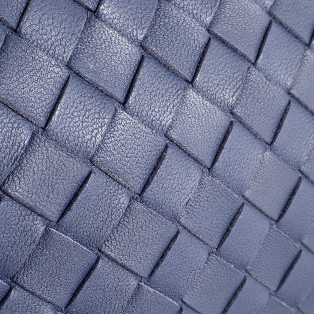 Bottega Veneta Navy Leather Shoulder Bag