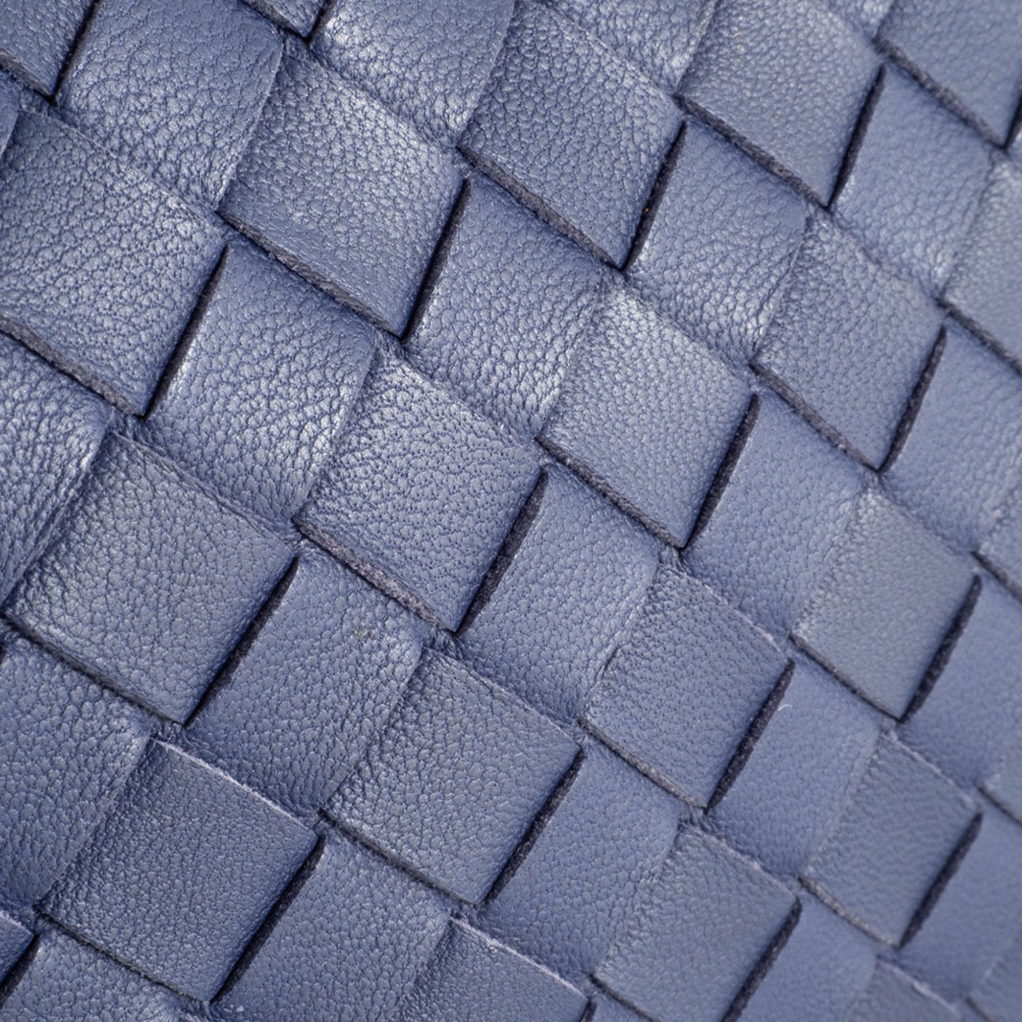 Bottega Veneta Navy Leather Shoulder Bag