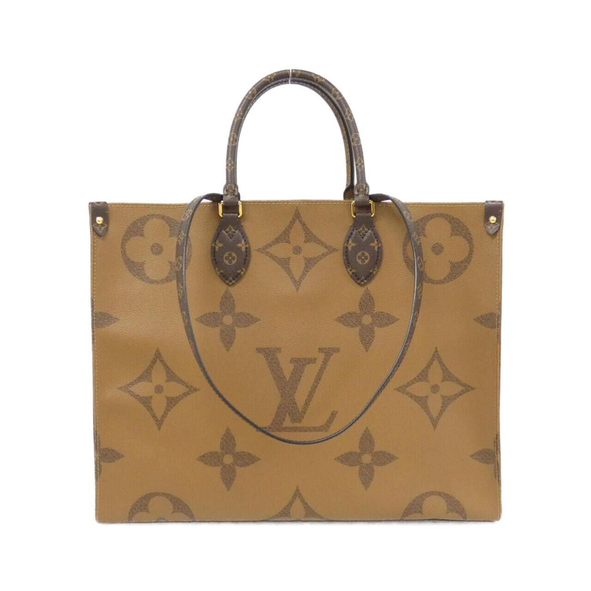 Louis Vuitton Marron Coated Canvas Handbag