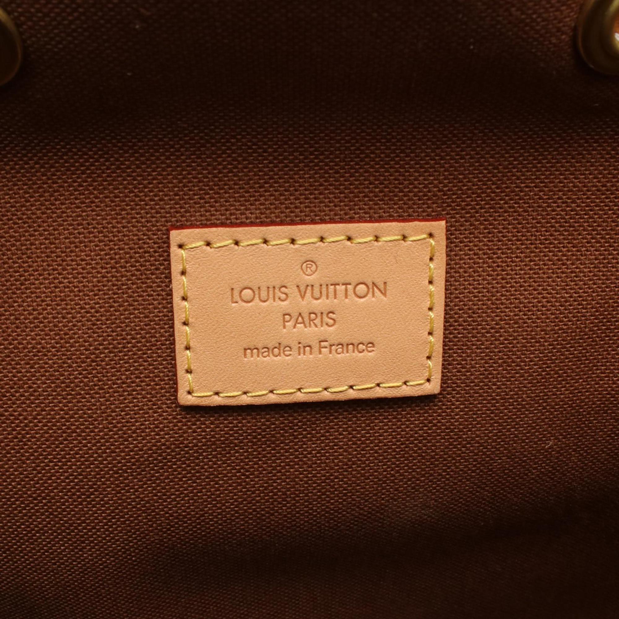 Louis Vuitton Brown Pvc Coated Canvas Monogram Leather Backpack
